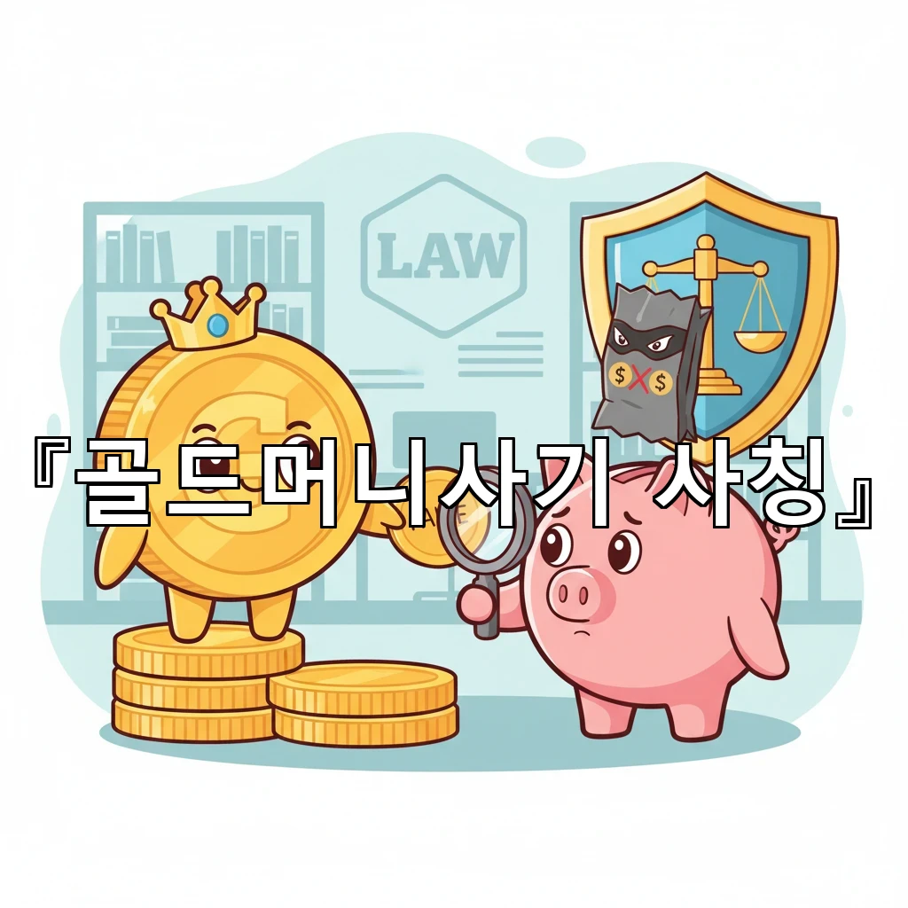 골드머니사기사칭 피해가 의심될 때 먼저 점검할 대응 절차 안내