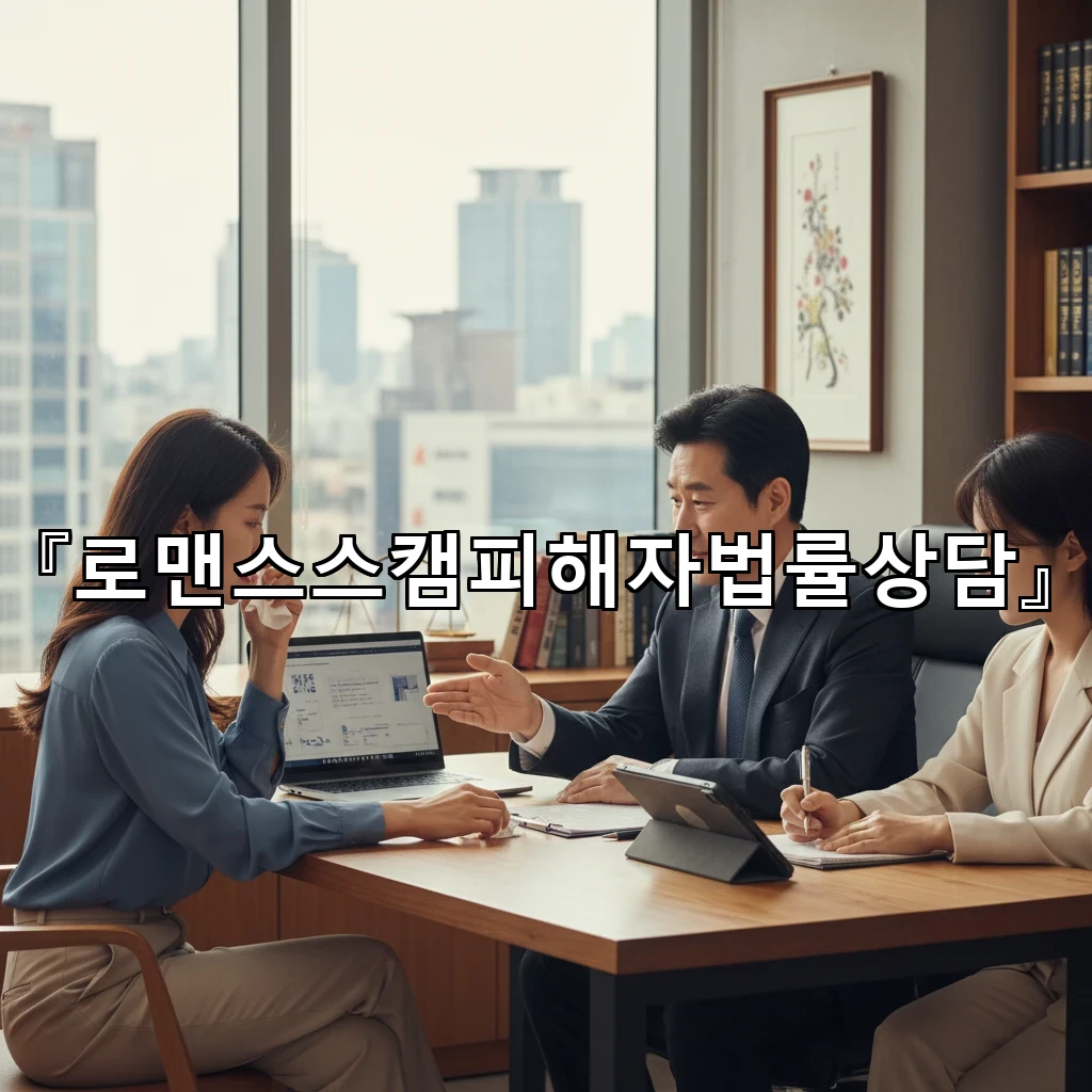 로맨스스캠피해자법률상담 처음 통장거래부터 증거를 모으는 방법