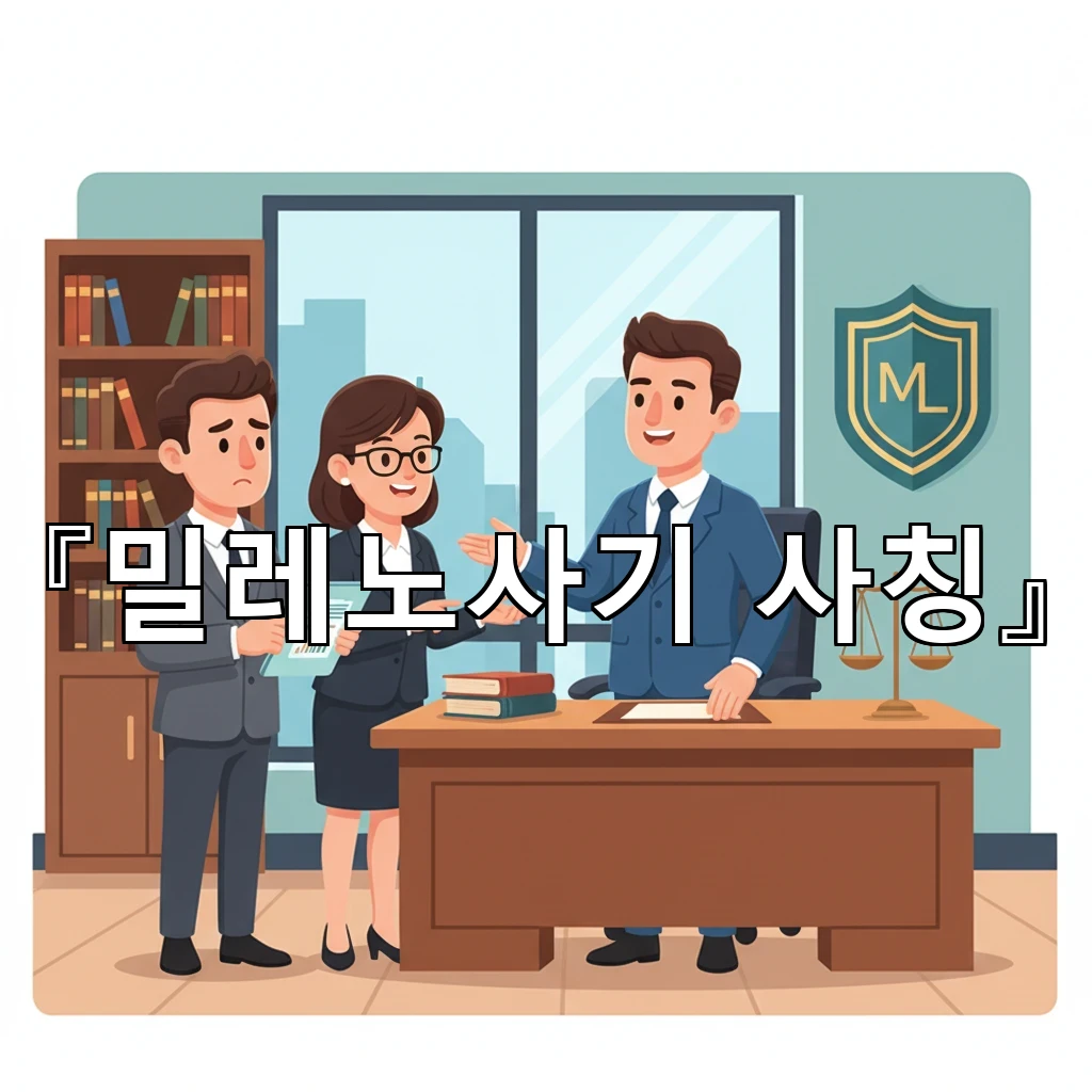 legal image 밀레노사기 사칭 1423