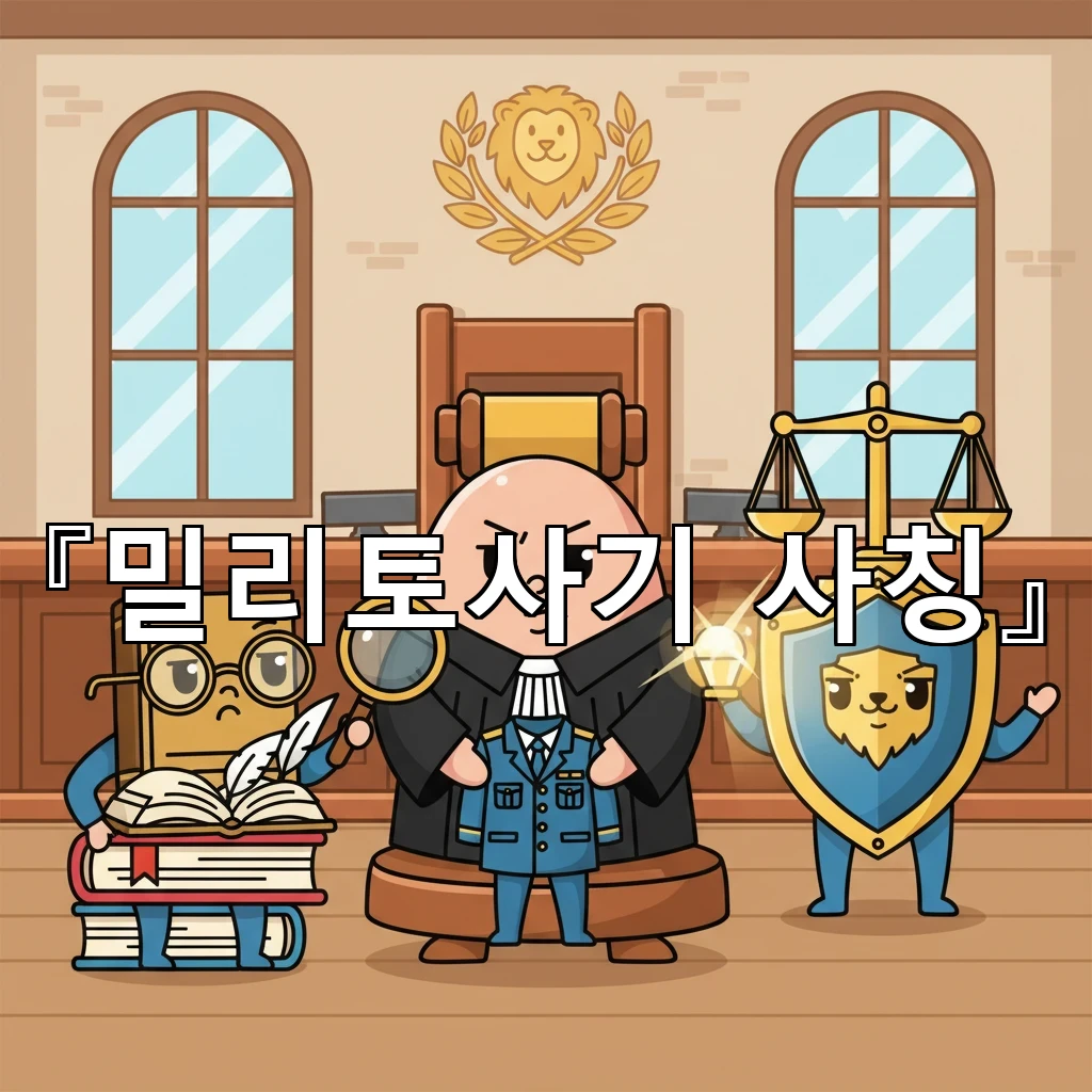 legal image 밀리토사기 사칭 1232