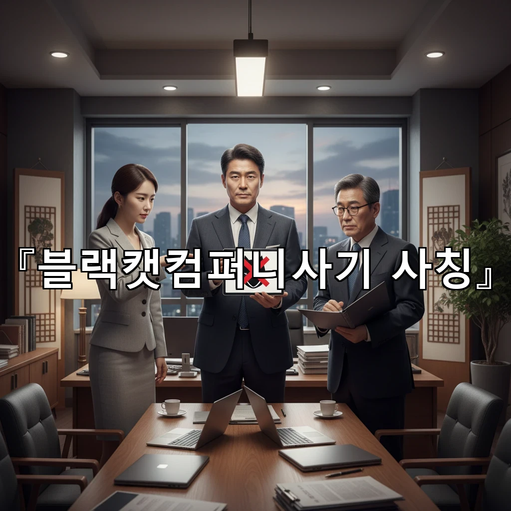 legal image 블랙캣컴퍼니사기 사칭 1543