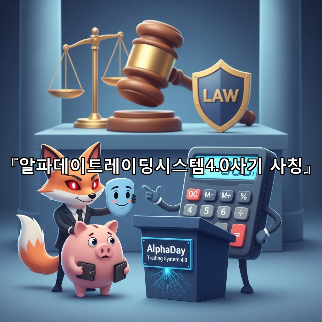 legal image 알파데이트레이딩시스템4.0사기 사칭 1230