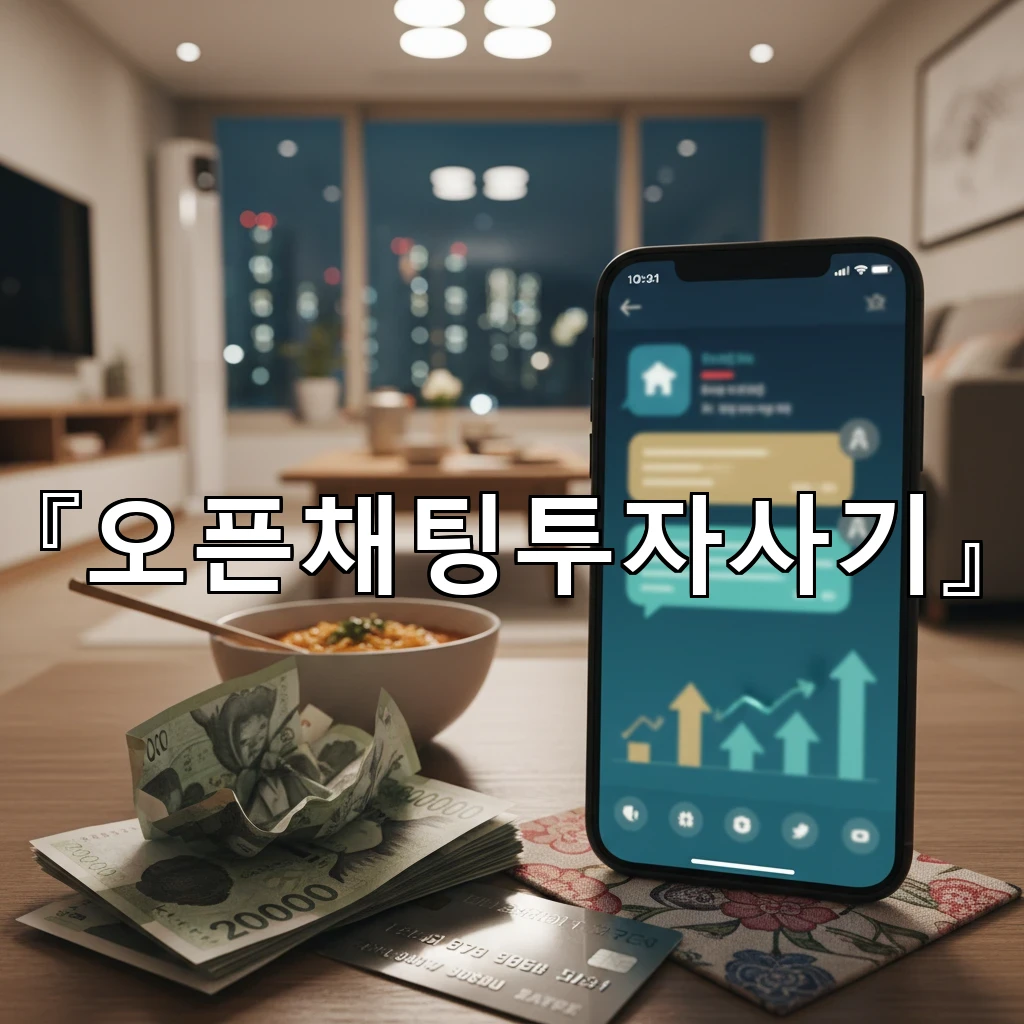 오픈채팅투자사기 의심될 때 증거를 남기는 대화 기록 보관법