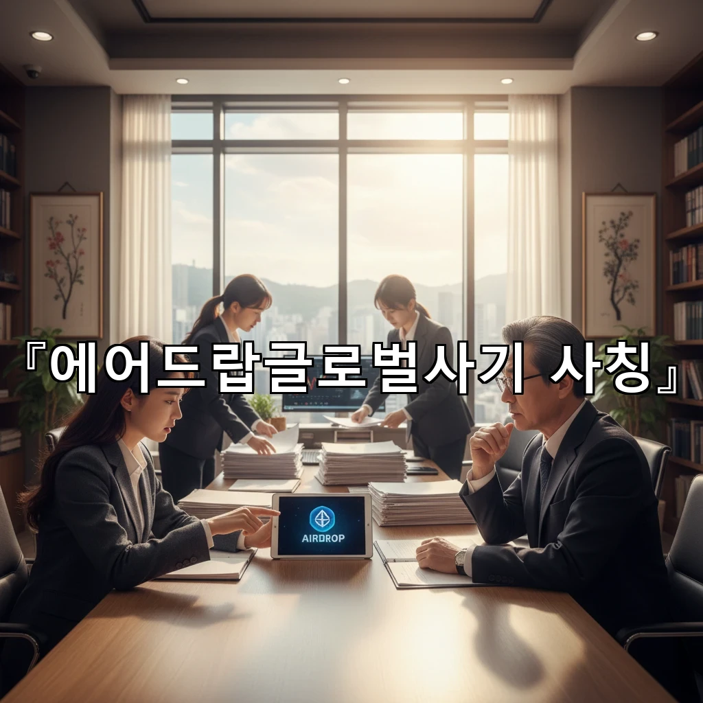 legal image 에어드랍글로벌사기 사칭 2311