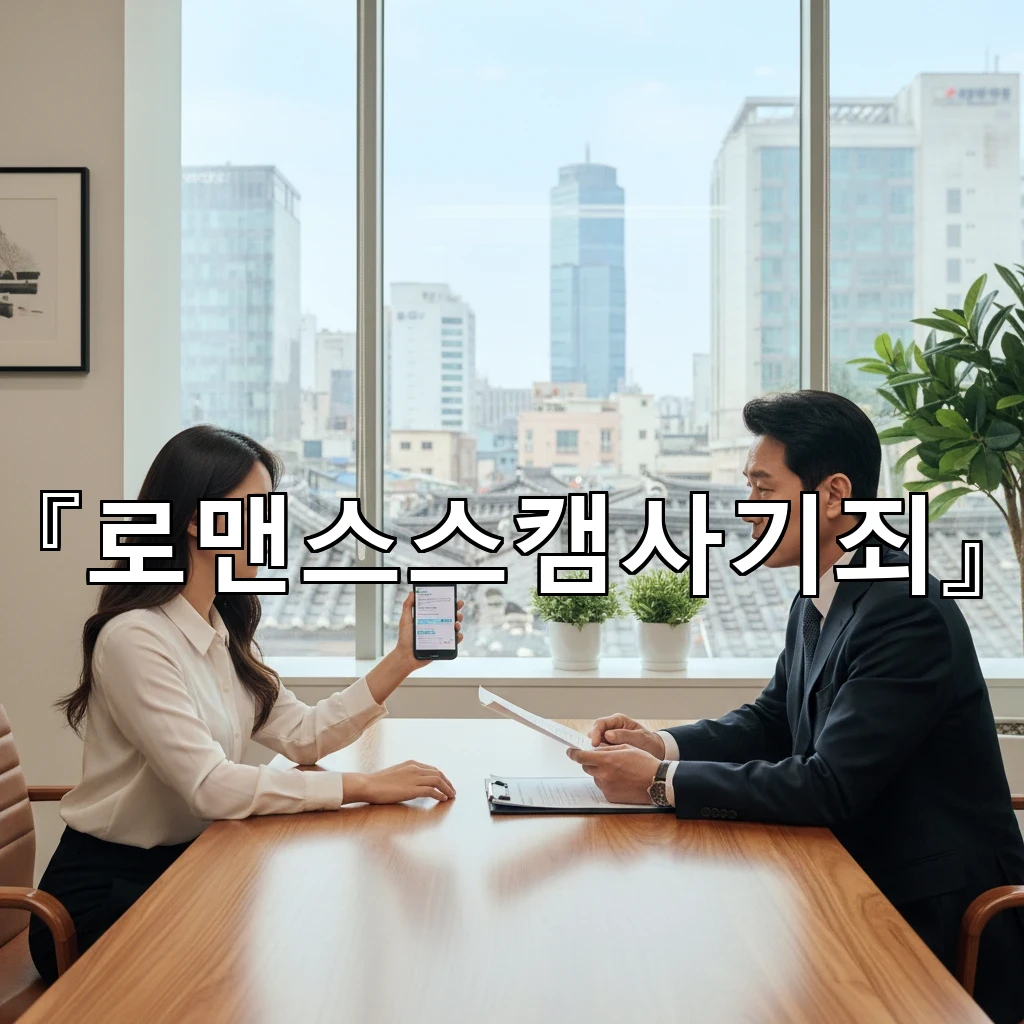 로맨스스캠사기죄 연인 빙자 송금 요구에 대응하는 첫 절차 안내