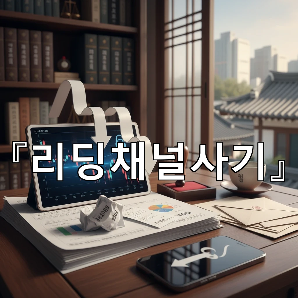 리딩채널사기 피해자라면 신고 전에 증거보전 절차부터 준비하세요