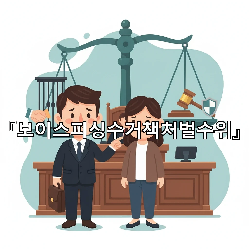 보이스피싱수거책처벌수위 어떻게 정해지나 수사 단계별 핵심 정리