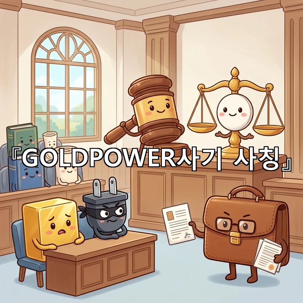 GOLDPOWER사기 사칭