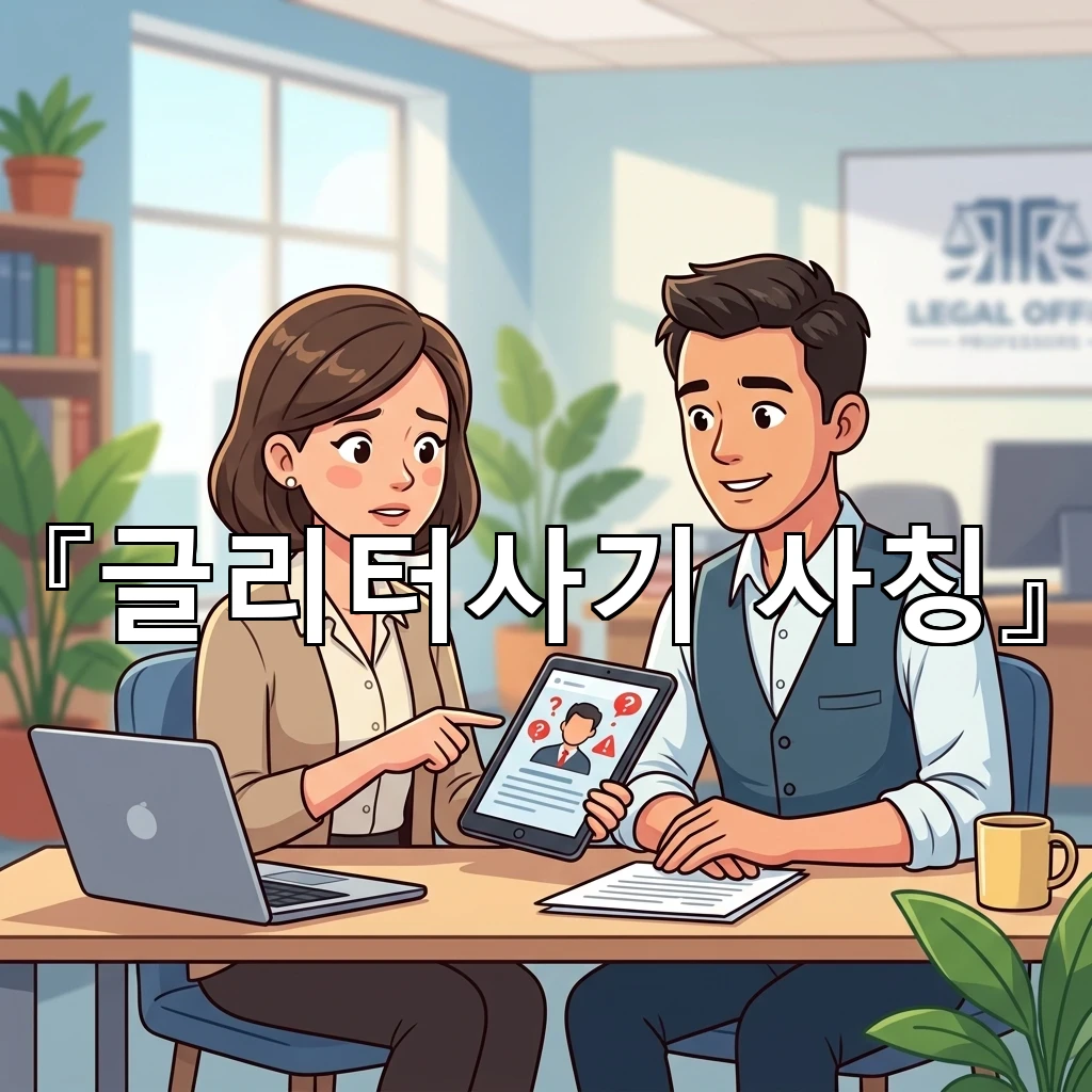 글리터사기사칭 사례에서 반복된 말투와 요청의 차이 보기