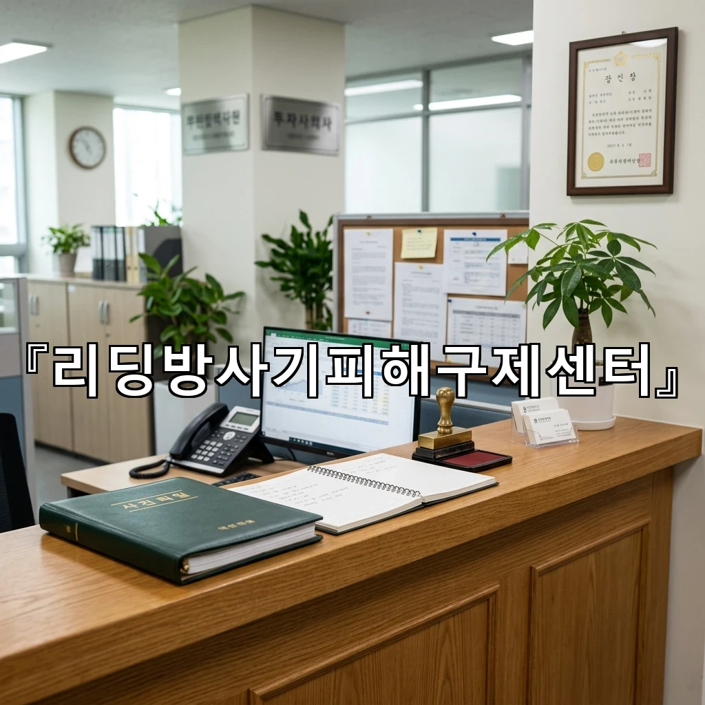 리딩방사기피해구제센터 상담 전에 알아둘 핵심 점검 순서