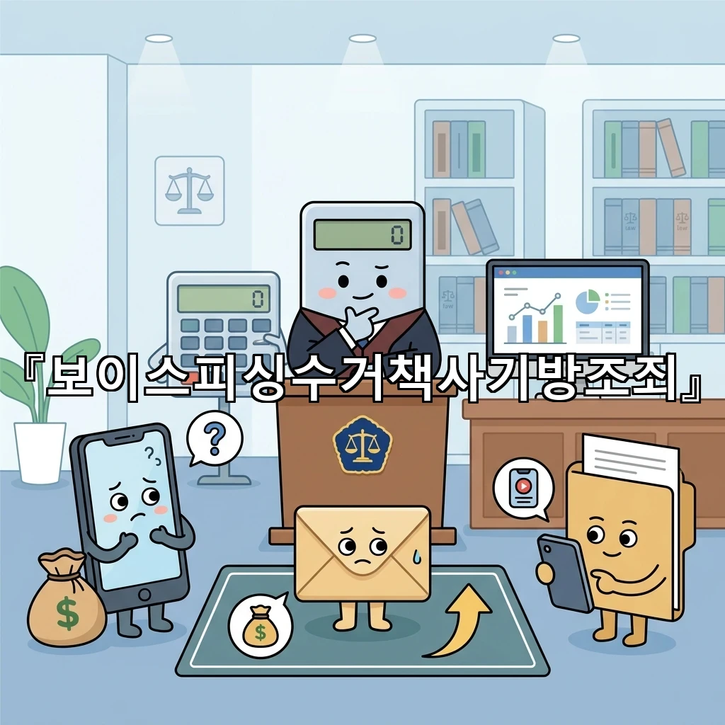 보이스피싱수거책사기방조죄 의심 상황에서 먼저 살펴볼 증거의 결