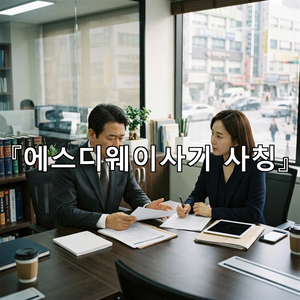 에스디웨이사기사칭 의심 정황을 살피는 첫 단계의 기준 정리