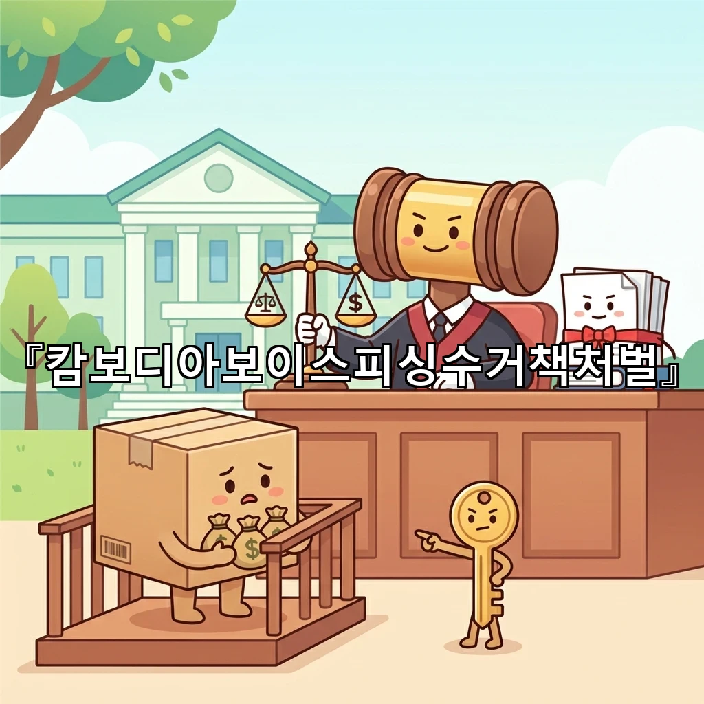캄보디아보이스피싱수거책처벌