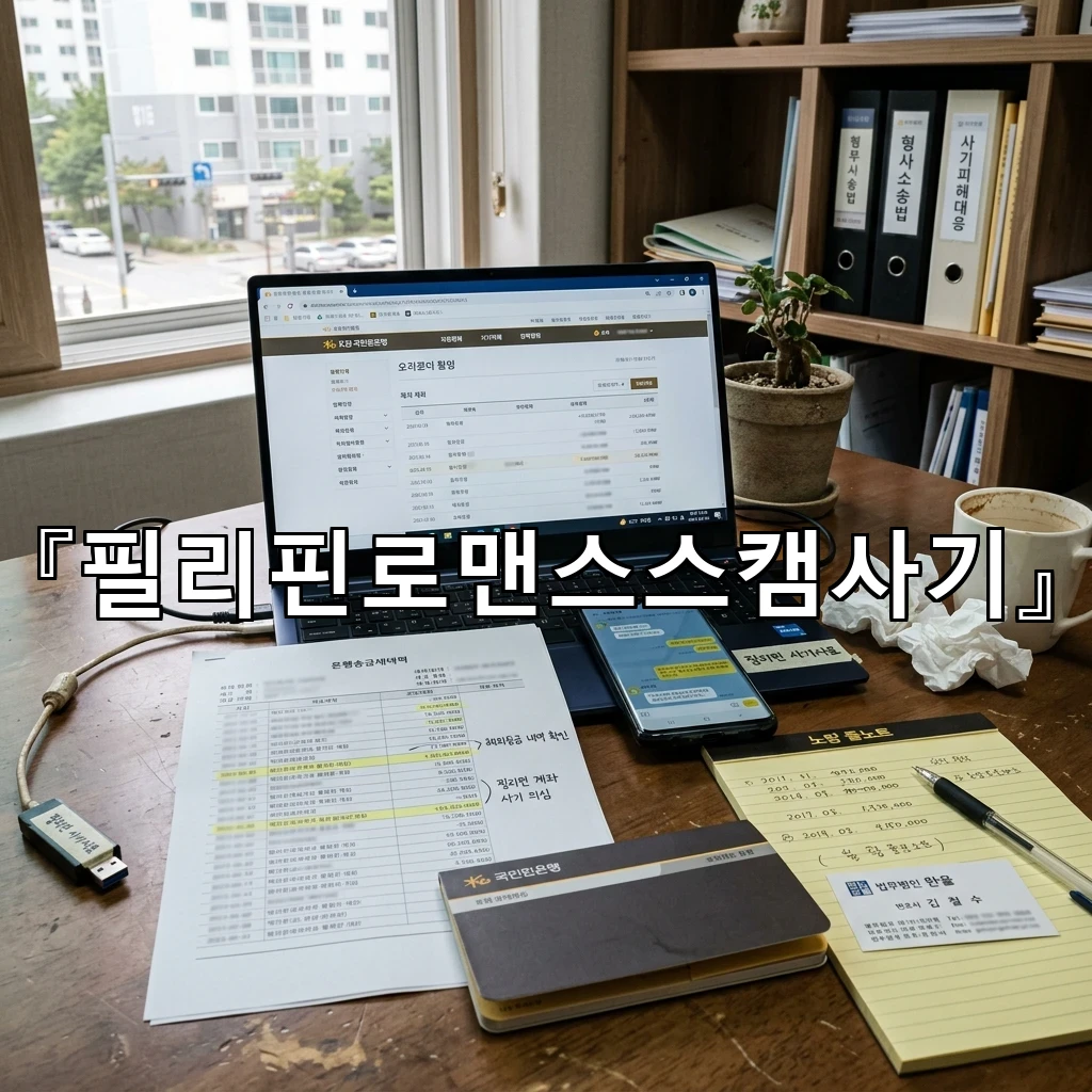 필리핀로맨스스캠사기 낯선 접근을 의심해야 하는 순간들 정리