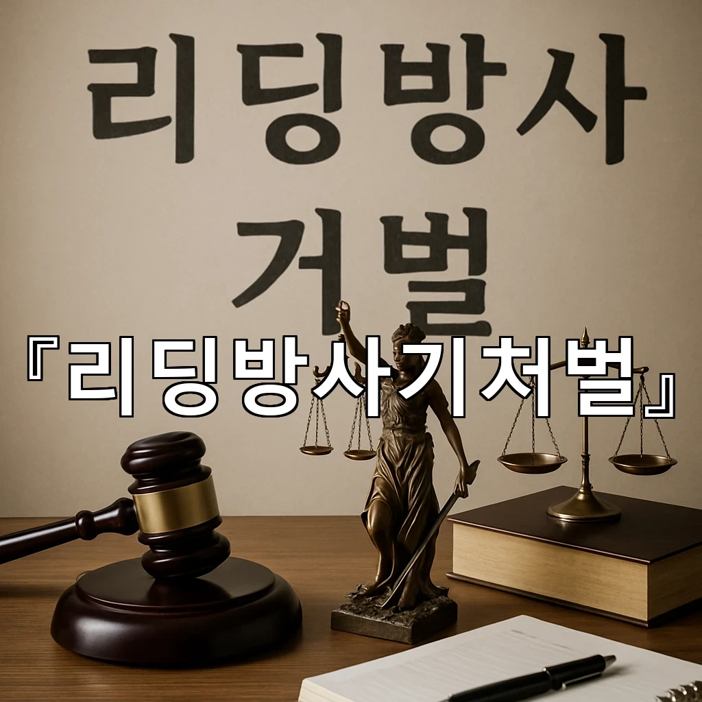 리딩방사기처벌 투자 권유 뒤에 숨은 위험을 짚어보는 길잡이