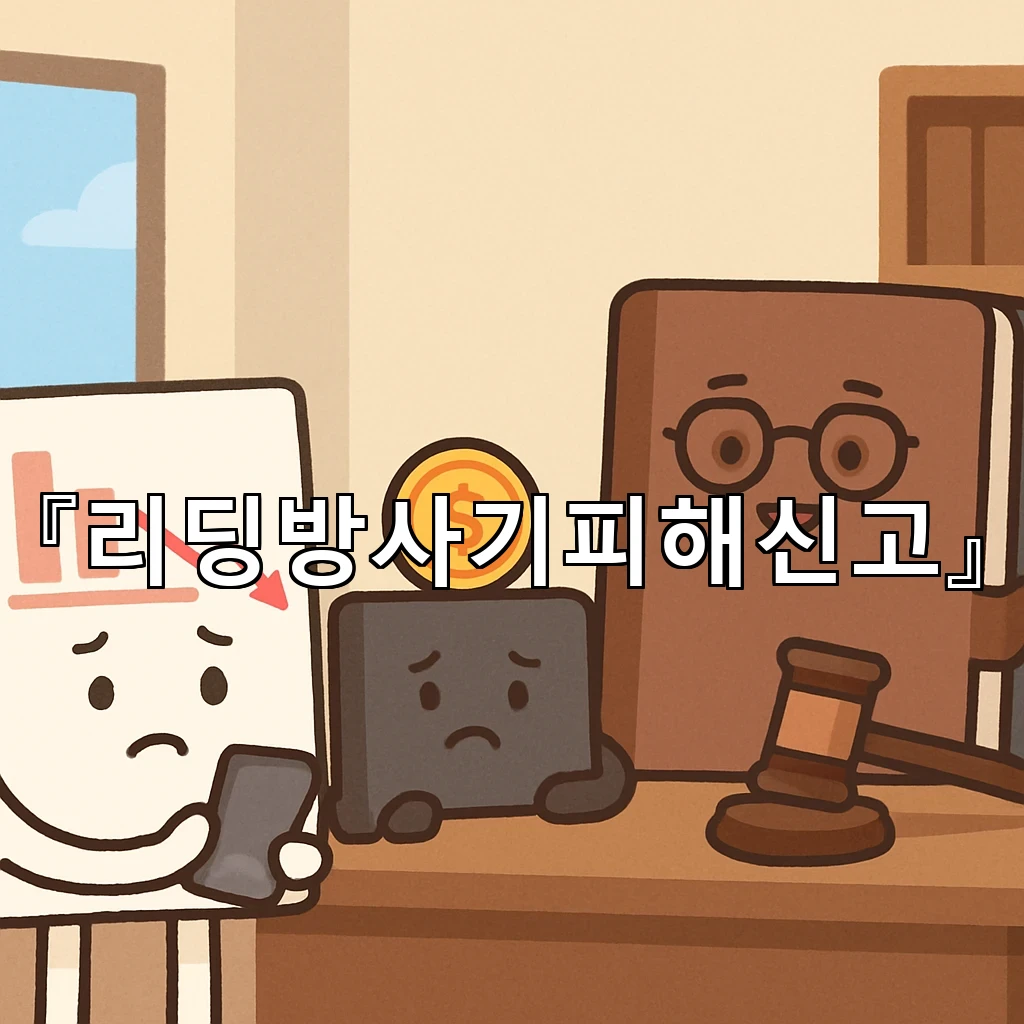 리딩방사기피해신고 처음부터 정리해야 할 증거와 대응 흐름 안내
