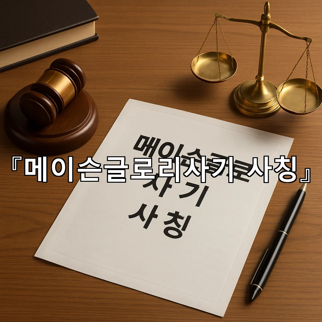 메이슨글로리사기사칭 의심 정황을 살피며 대응 흐름 정리하기