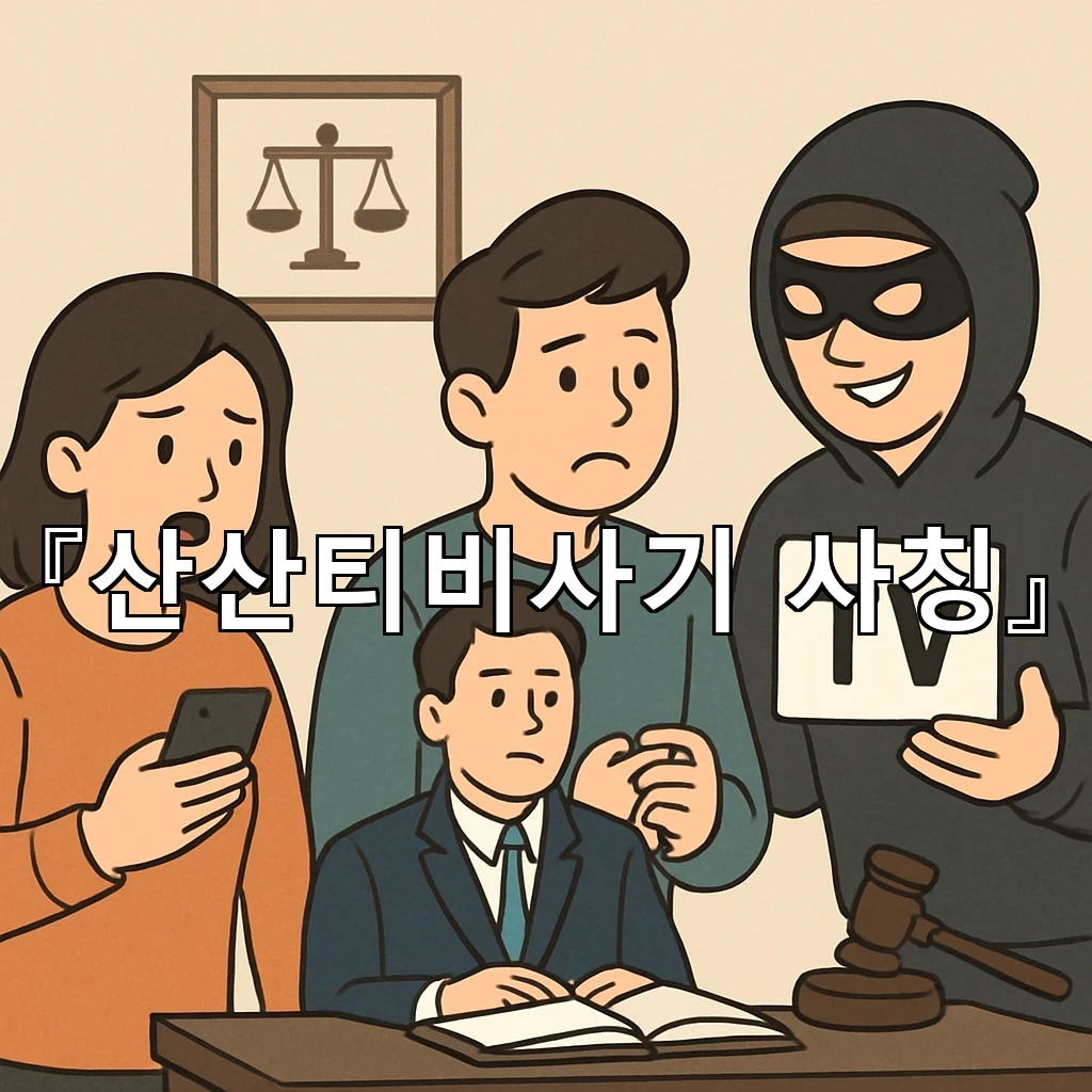산산티비사기사칭 처음 마주한 사람을 위한 차분한 대응 순서
