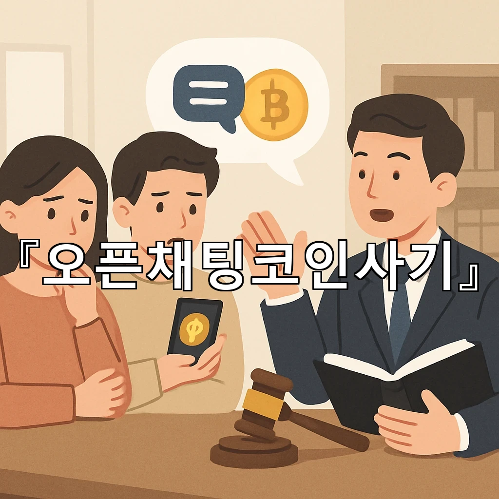 오픈채팅코인사기 대화방에 남은 흔적을 따라 확인하는 방법