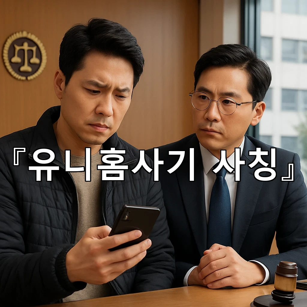 유니홈사기사칭 의심 장면을 마주했을 때 먼저 챙길 점들