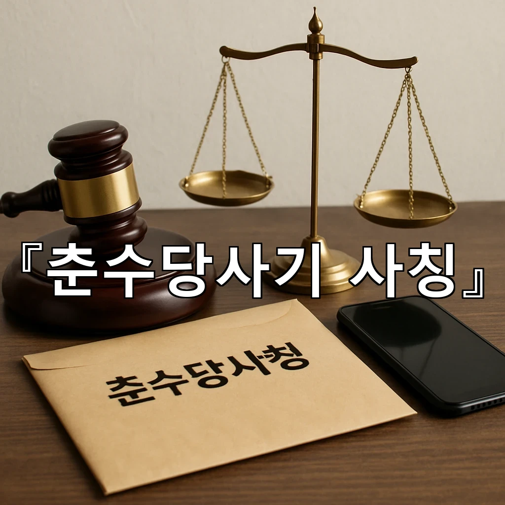 춘수당사기사칭 의심 정황이 퍼질 때 먼저 살펴야 할 기록들