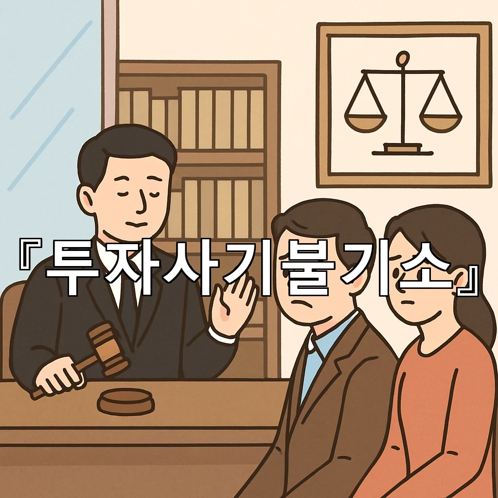 투자사기불기소 초기 진술부터 결론까지 달라진 흐름을 읽는 법