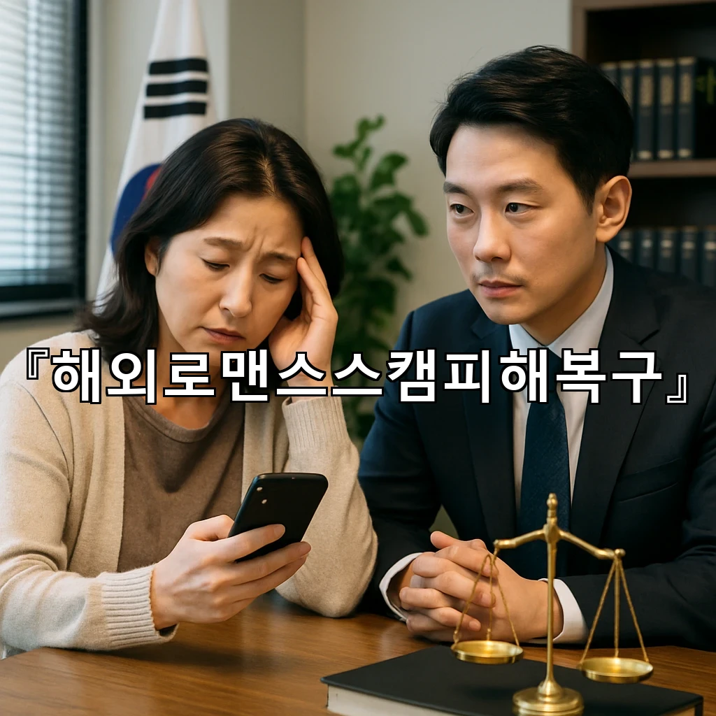 해외로맨스스캠피해복구 흐트러진 마음을 다시 세우는 첫걸음