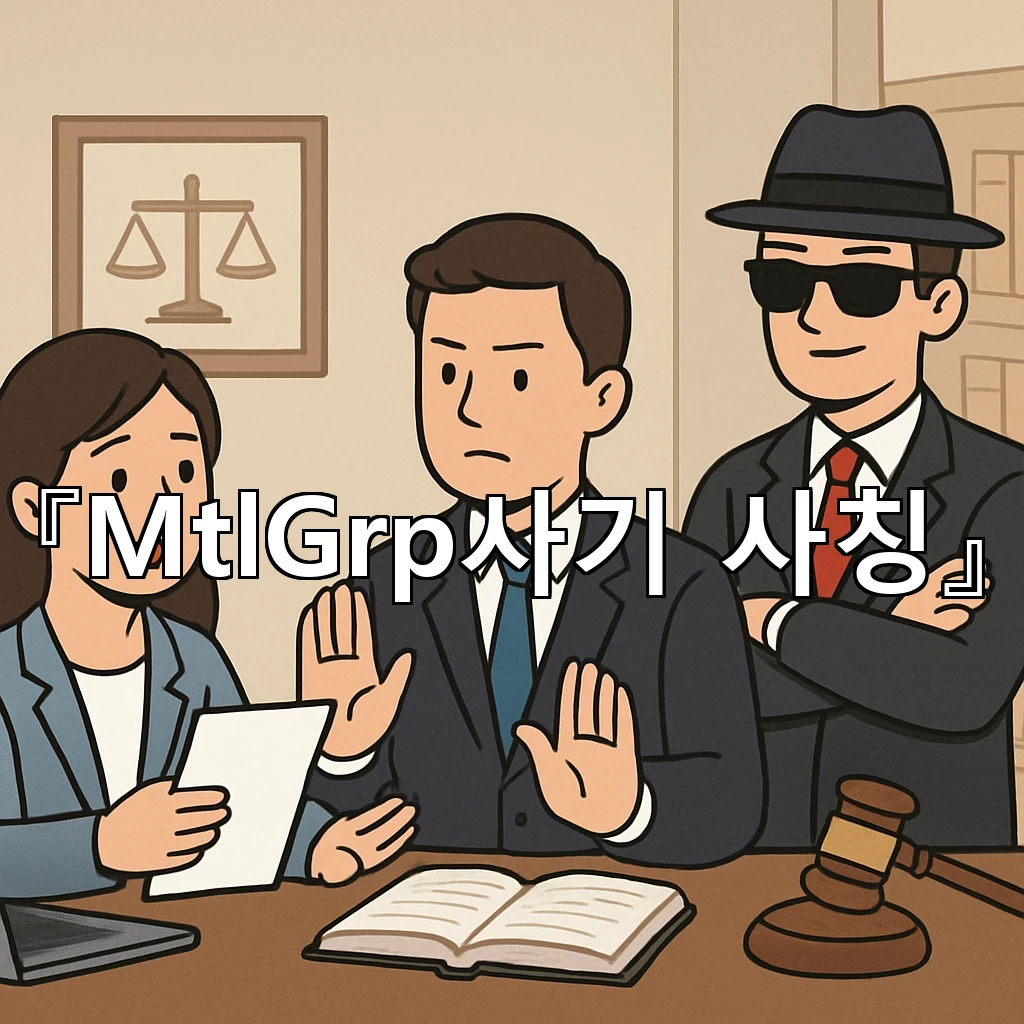 MtlGrp사기 사칭