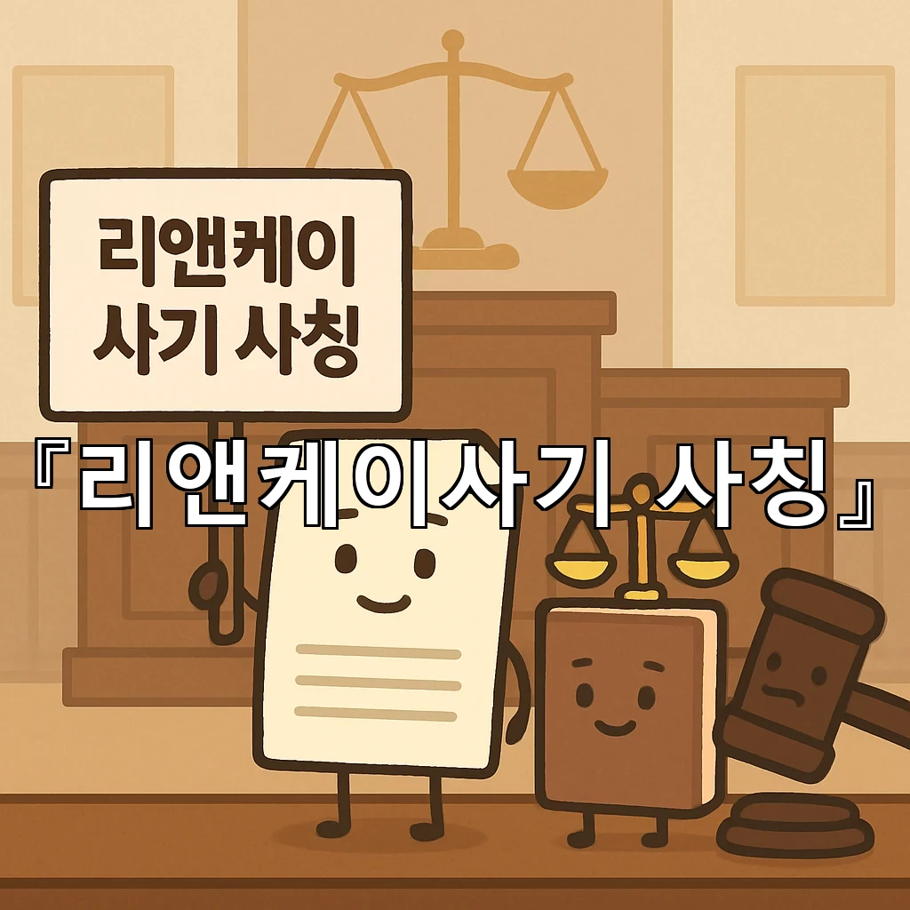 리앤케이사기사칭 의심되는 흐름을 놓치지 않는 확인 기준