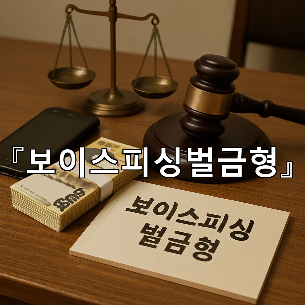 보이스피싱벌금형 선고 전후로 달라지는 준비의 흐름과 점검 항목