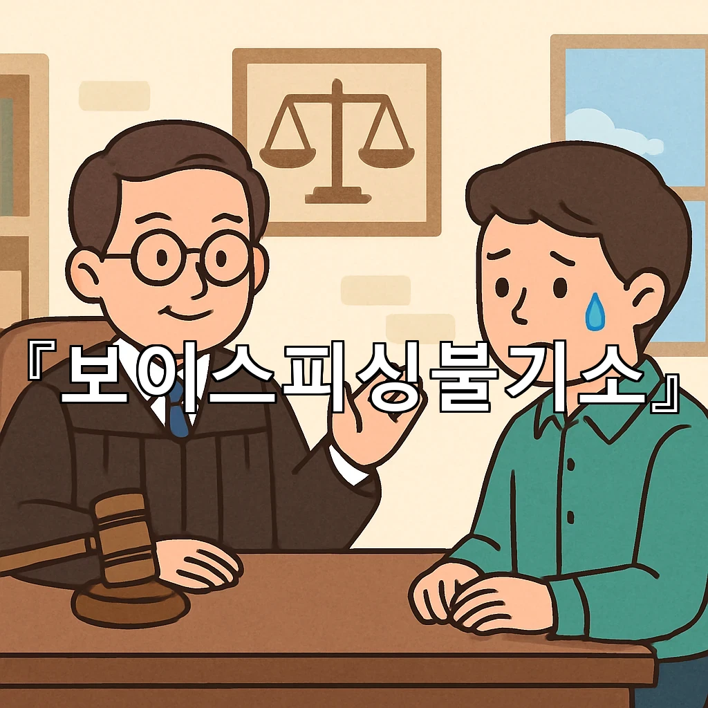 보이스피싱불기소 결정에 이르기까지 확인해야 할 핵심 흐름 정리