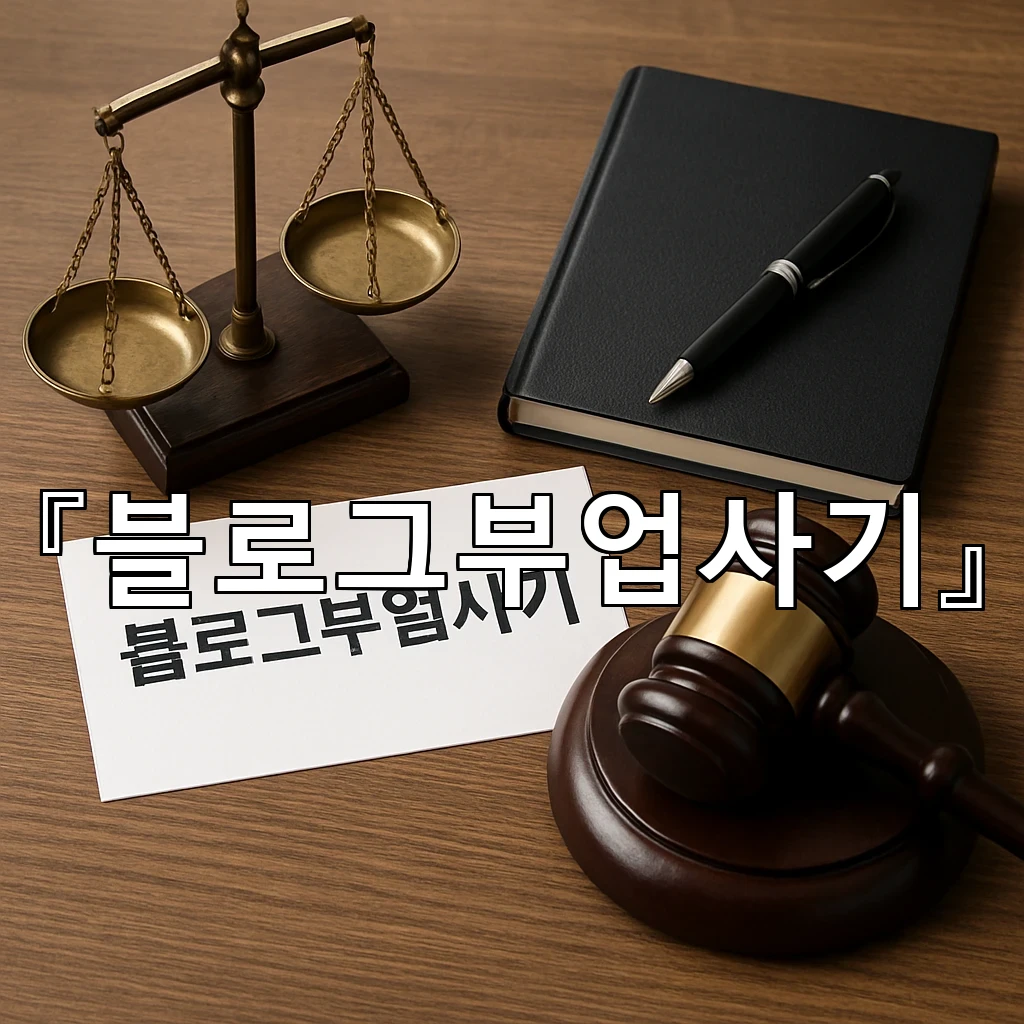 블로그부업사기 판단에 도움 되는 계약 흐름과 문장 표현