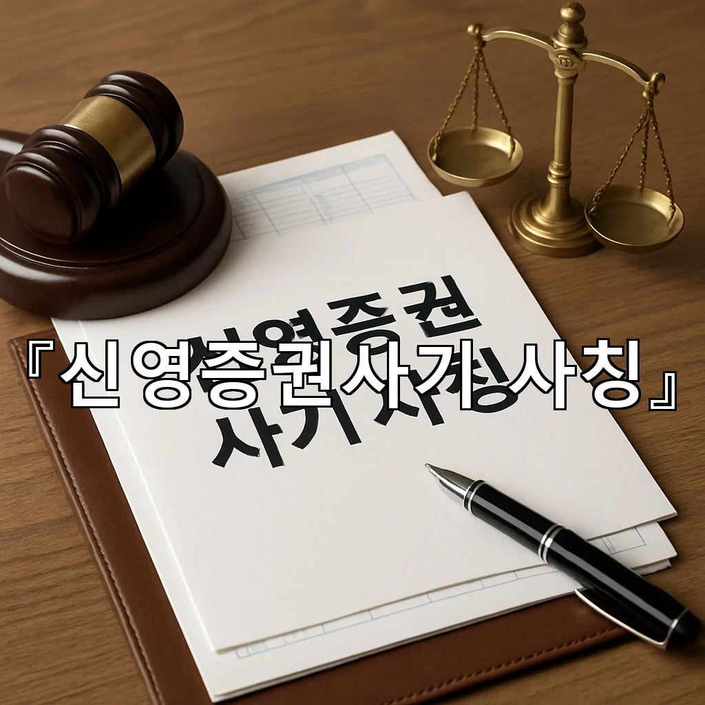 신영증권사기사칭 사례로 배우는 문자 수신 뒤 대응 순서