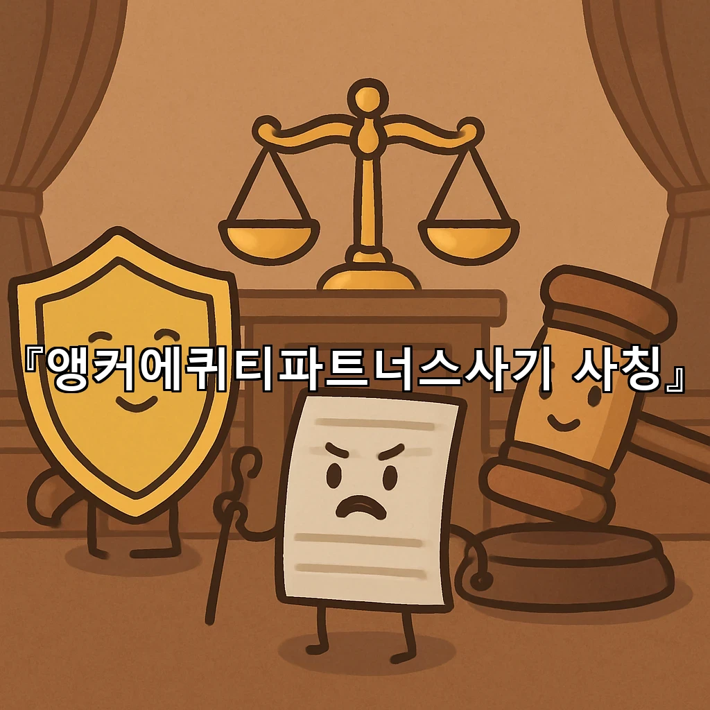 앵커에퀴티파트너스사기사칭 의심 정황을 살피는 가장 빠른 기준