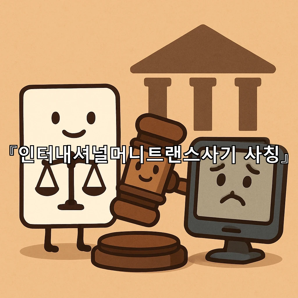 인터내셔널머니트랜스사기사칭 계좌 요구가 들리면 멈춰야 할 이유