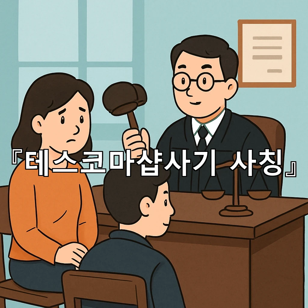 테스코마샵사기사칭 배송 문자의 함정과 확인해야 할 흐름