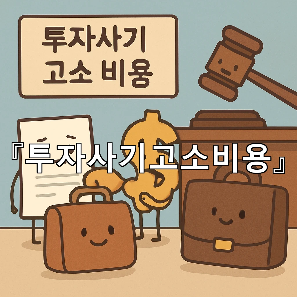 투자사기고소비용 상담 전에 알아야 할 준비 항목과 흐름 정리