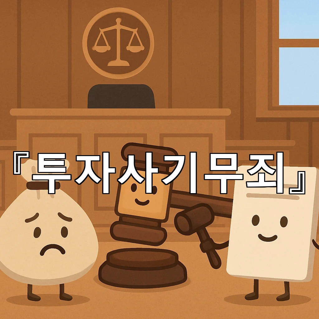 투자사기무죄 흐름을 다시 읽는 변론의 관점과 준비 순서