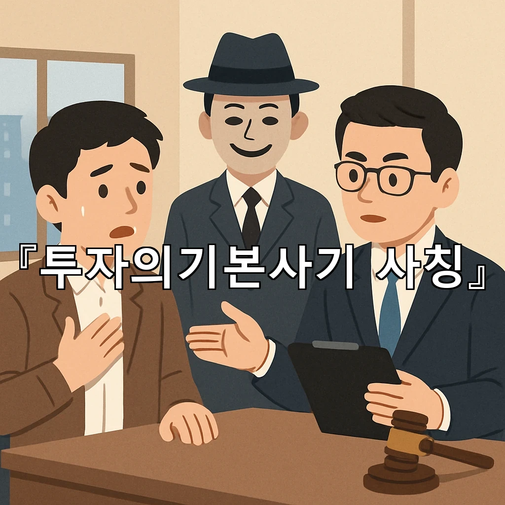 투자의기본사기사칭 처음 마주한 순간 필요한 판단의 순서와 기준