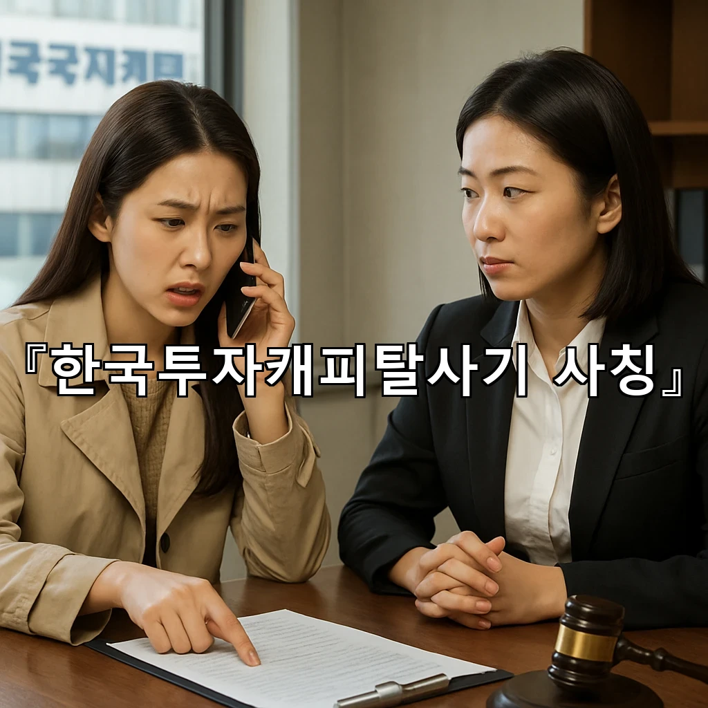 한국투자캐피탈사기사칭 요청을 받았을 때 차분히 점검할 항목들