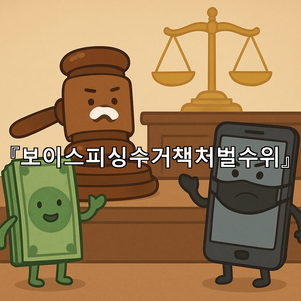 보이스피싱수거책처벌수위 말려들기 쉬운 장면과 벗어나는 판단법