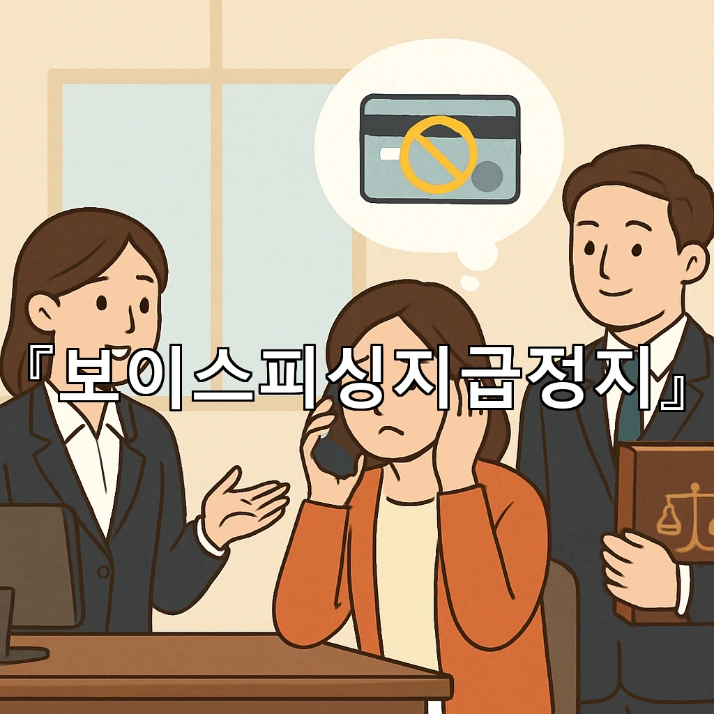 보이스피싱지급정지 접수 후 첫 삼십분에 달라지는 대응 순서