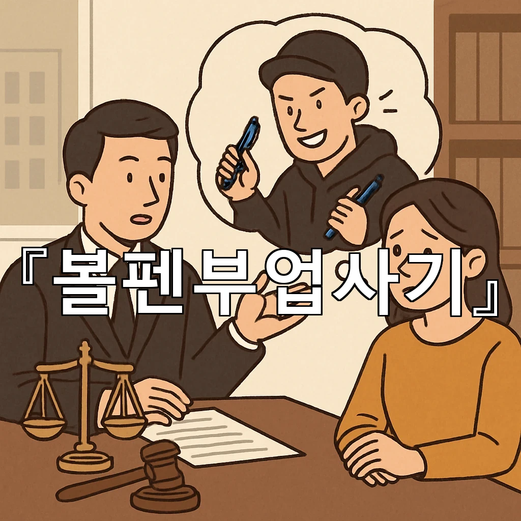 볼펜부업사기 처음 접할 때 확인해야 할 조건과 흐름 정리