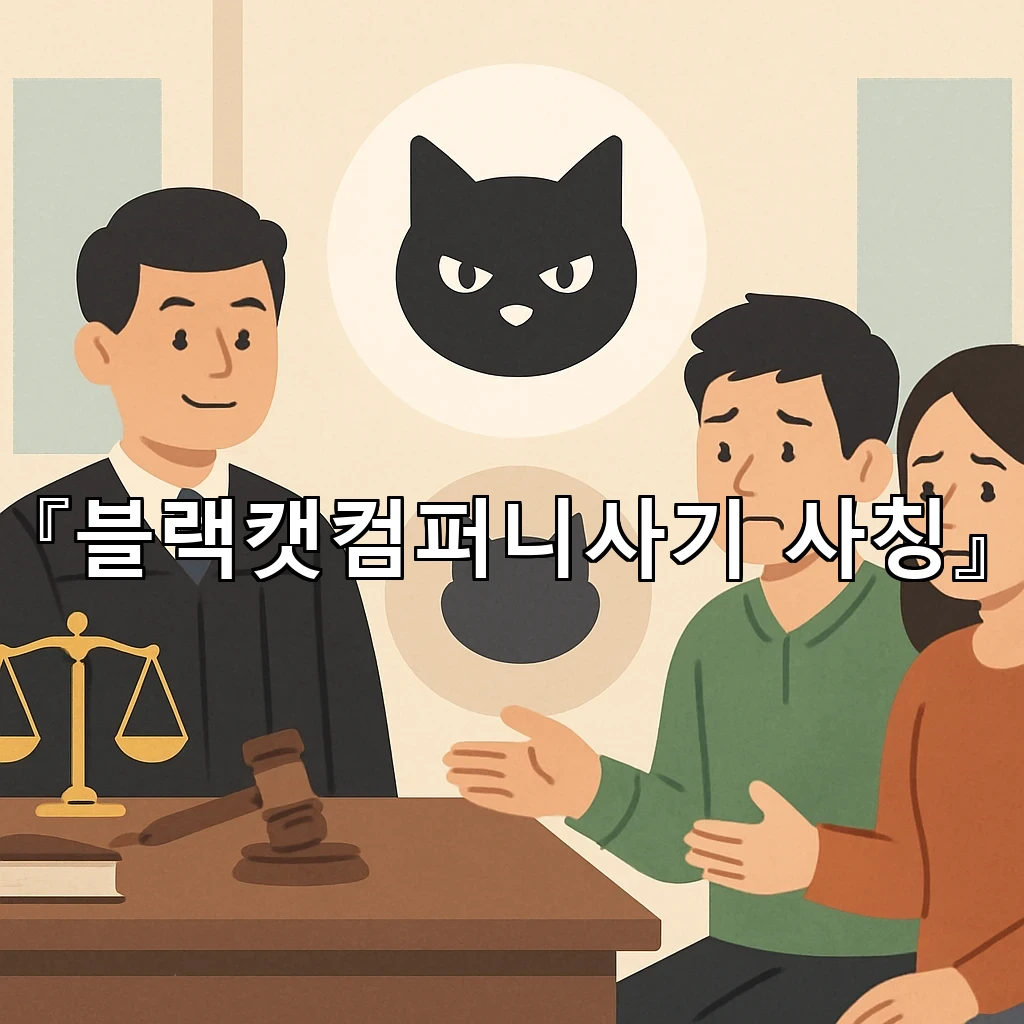 블랙캣컴퍼니사기사칭 안내를 마주했을 때 바로 멈추고 살필 것들