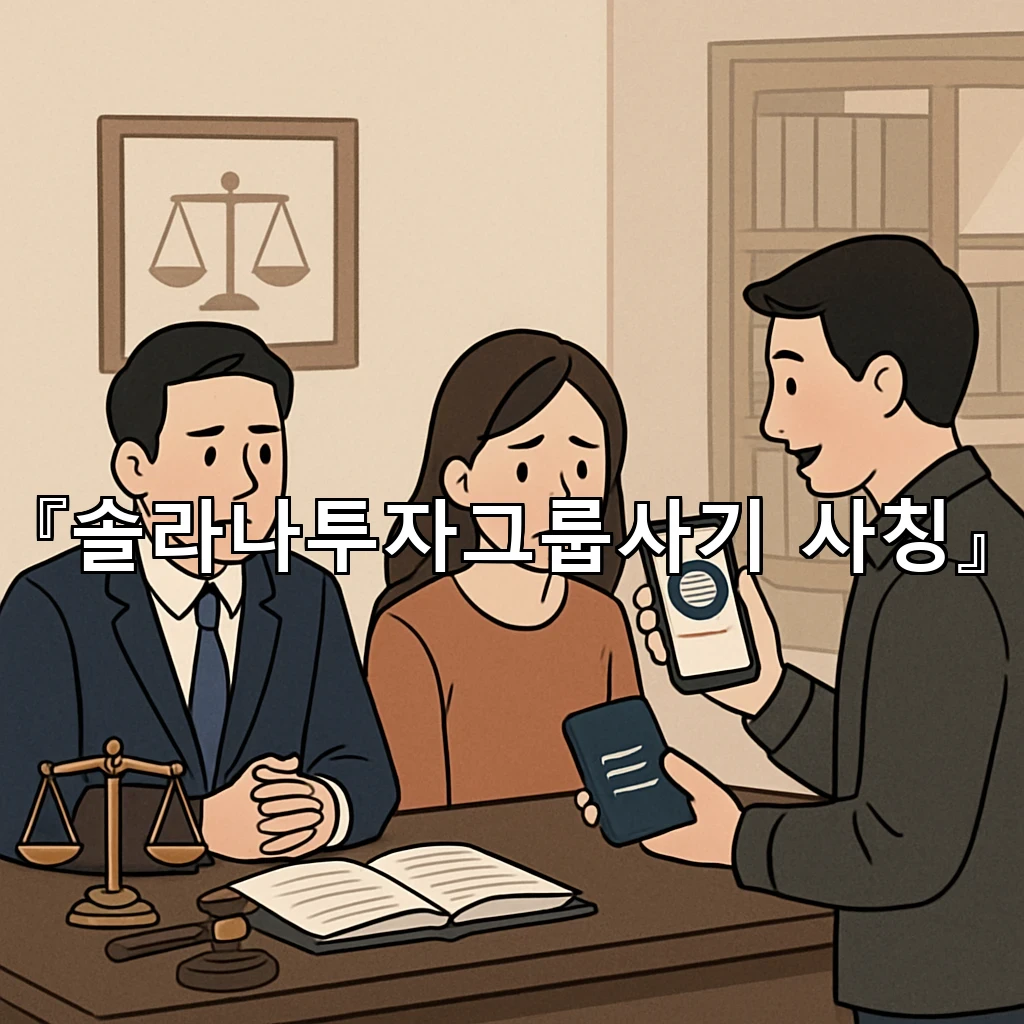 솔라나투자그룹사기사칭 전말을 살피는 기록과 대응의 흐름