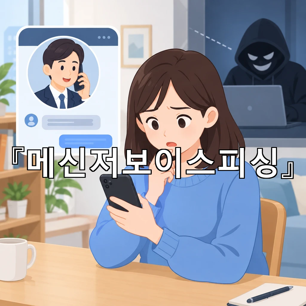 메신저보이스피싱 메시지 한 줄에서 드러나는 불안의 흔적