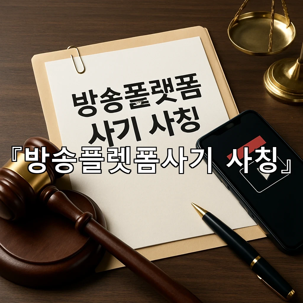 방송플렛폼사기사칭 출금 안내가 반복될 때 확인할 부분들