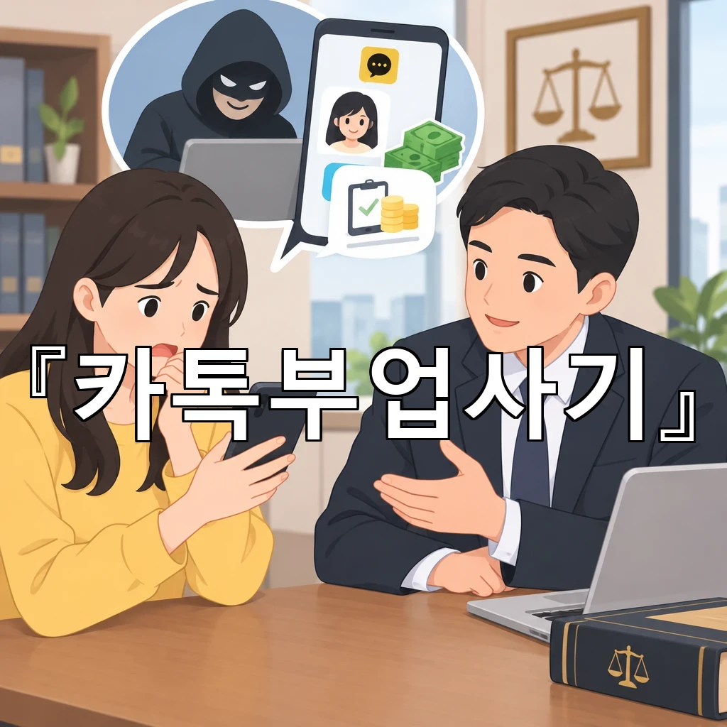 카톡부업사기 계정 소개와 말투가 어긋나는 장면을 구별하는 시선