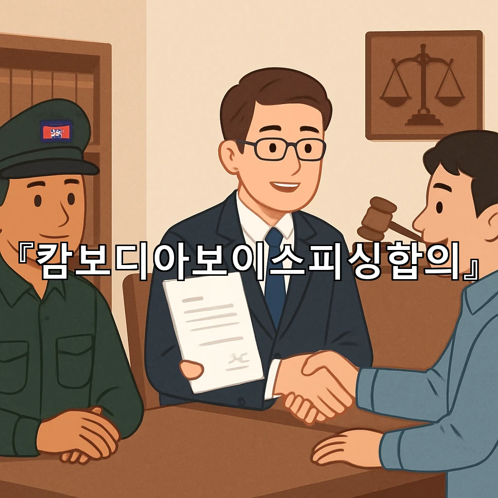 캄보디아보이스피싱합의 절차를 이해하면 대응이 한결 수월해집니다
