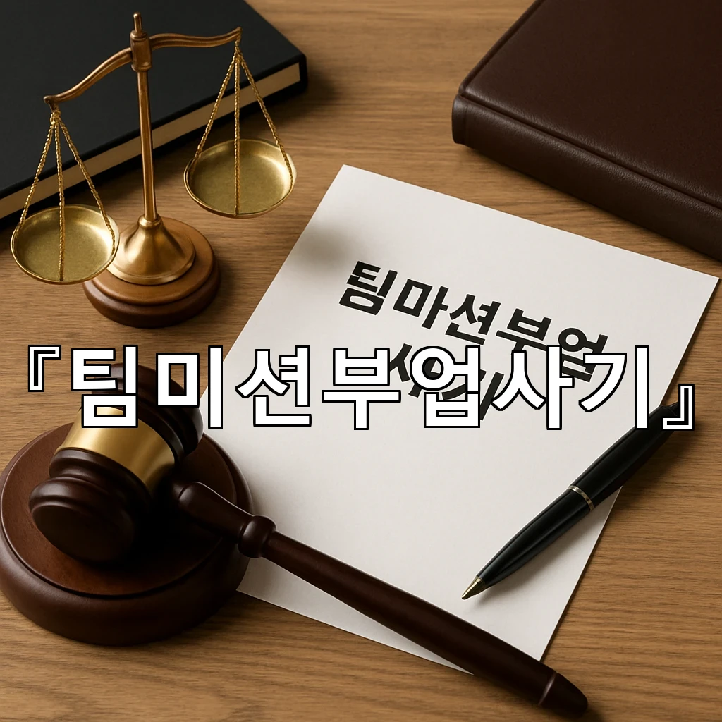 팀미션부업사기 안내를 접했을 때 바로 점검할 핵심 요소들